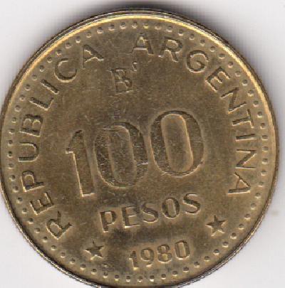 Beschrijving: 100 Peso J.MARTIN